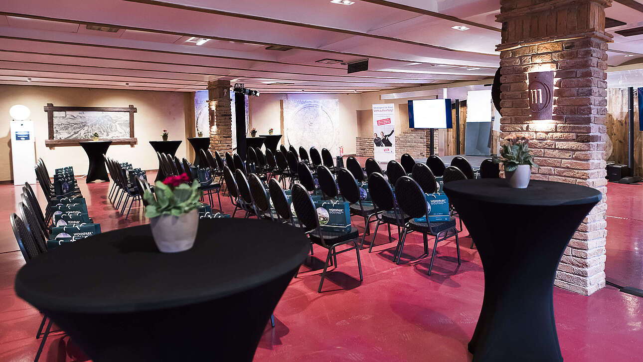 Sitzreihen im Kaisersaal