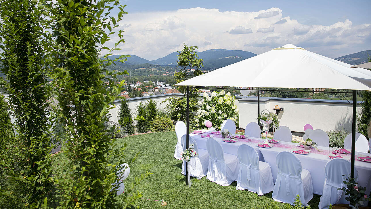 Feiern über den Dächern von Graz